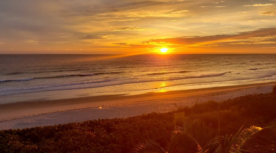 Each morning I was treated to this beautiful scene. 