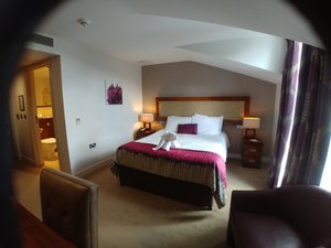 Ballyrobin Country Lodge in Aldergrove, image may contain: Photography, Bed, Furniture, Chair