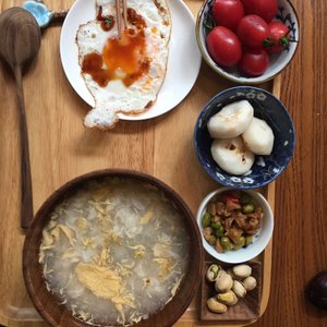Local breakfast, so so good!