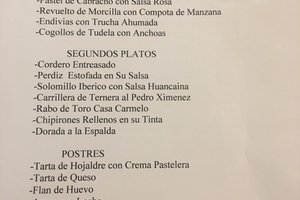Menú