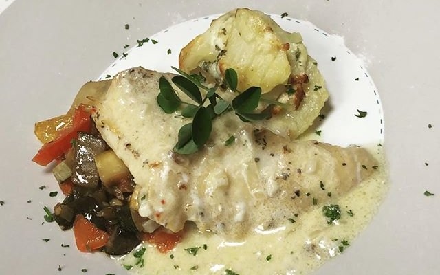 Fresh Cod with beurre blanc