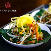 Spinach Leaf with Roasted Coconut