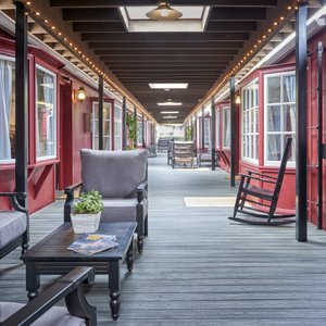 Common seating area between the Railcars