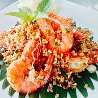 กุ้งผัดพริกเกลือ