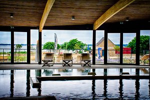 Thalasso Concarneau Spa Marin Resort in Concarneau, image may contain: Pool, Water, Villa, Shelter