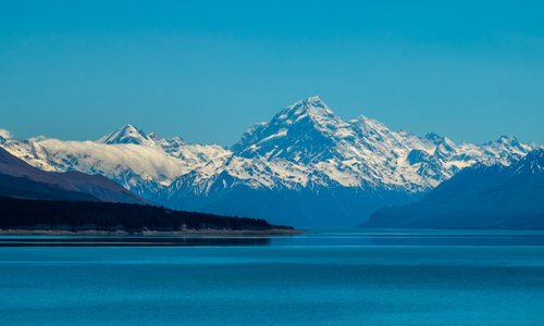 View from Mount Cook Alpine Salmon.