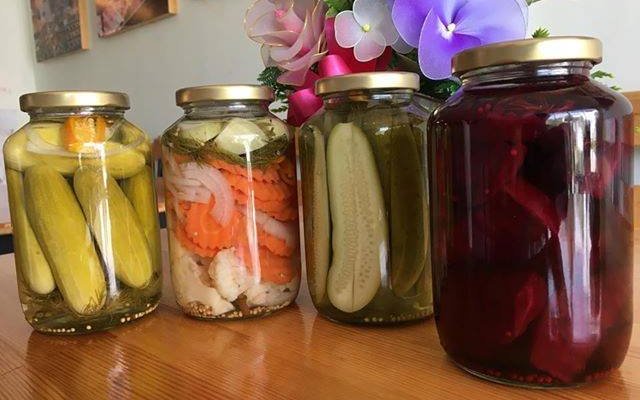 Sample of take away food at Euro Deli, Hua Hin - Home made pickles