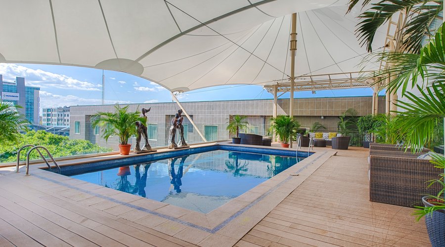 Terrace and Pool.