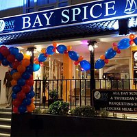 Outside the resturant