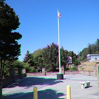 The flag at the middle