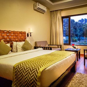Premium Suite at Alaya Resorts & Spa Jim Corbett. A perfect view of nature from your room.