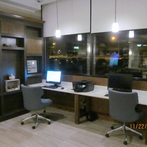 Business center.