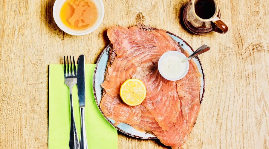 Galette au Saumon fumé