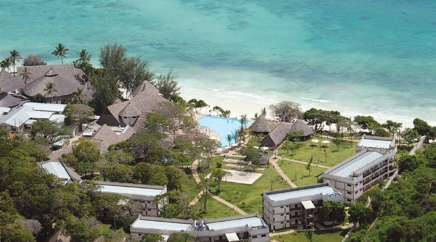 The Golden Beach View by the the resort Shaded by indigenous coastal vegetation.