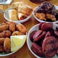 warm mezze dish