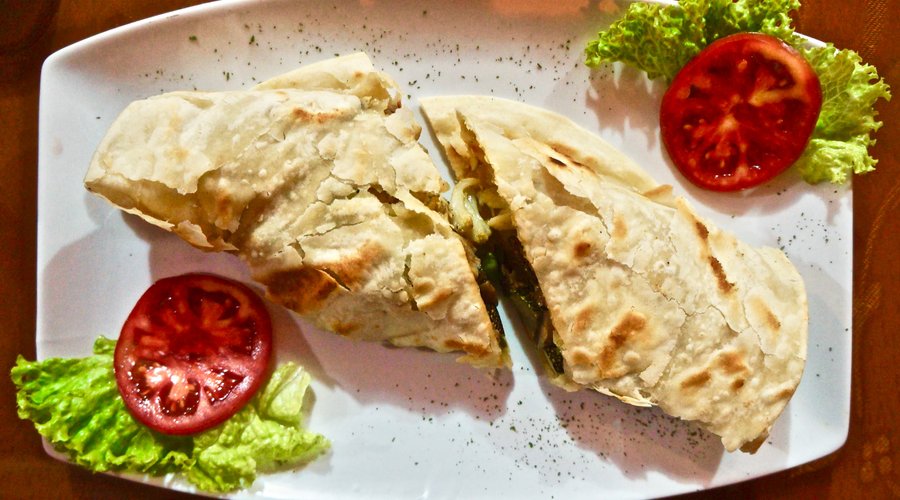 Vegetarian Pratha Roll, the perfect snack!