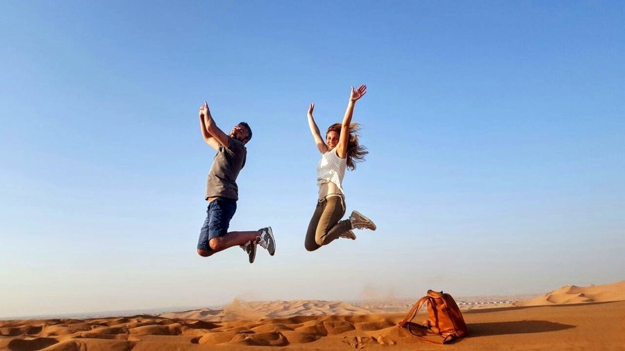 Il deserto di Dubai...  Un' incredibile avventura..   🐪🌡️☀️