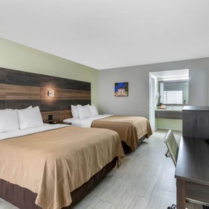 Queen room with two beds
