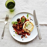caponata e caprino