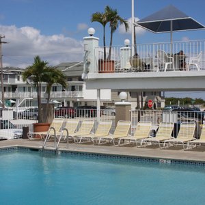 Pool 3rd st side of building