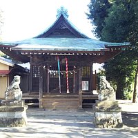 小足立八幡神社正面