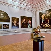 Una sala della pinacoteca