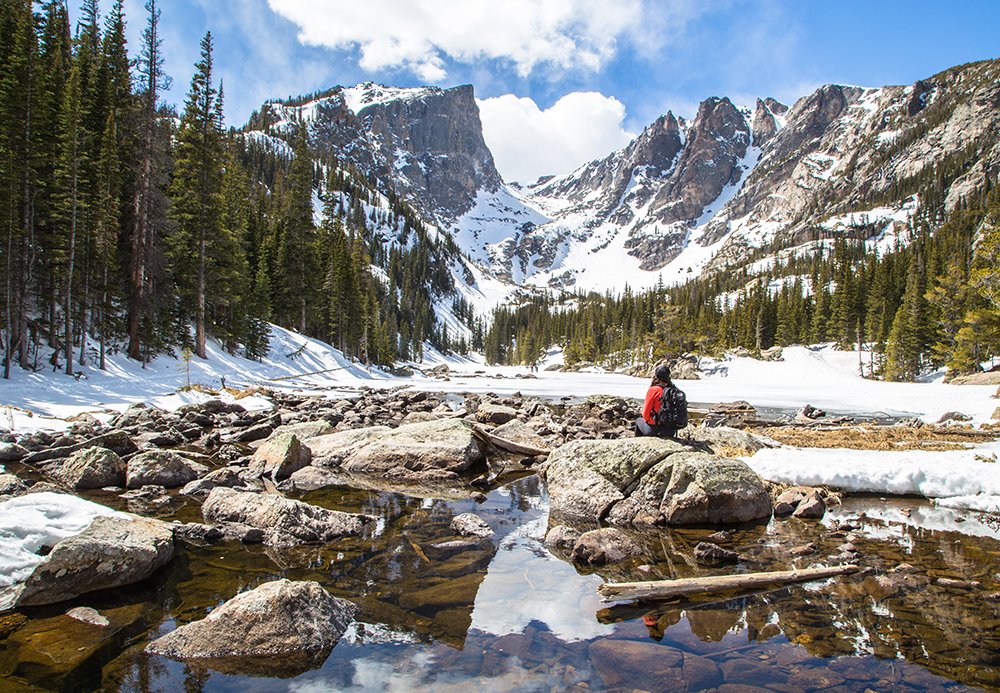 Snowy hot River Dream