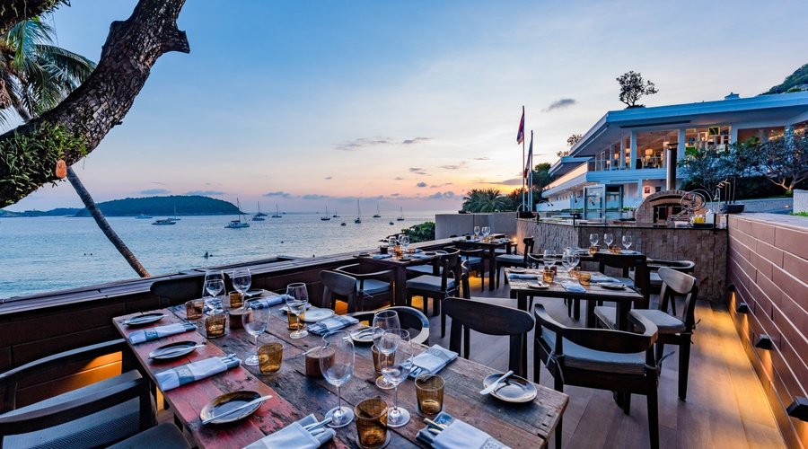 An exclusive eatery with just 14 seats, Prime offers a collection of roasted, smoked and chargrilled creations from custom-built kitchens.
The al fresco dining experience is completed with panoramic ocean views across Nai Harn Beach and fine wines handpicked by global wine critic James Suckling.