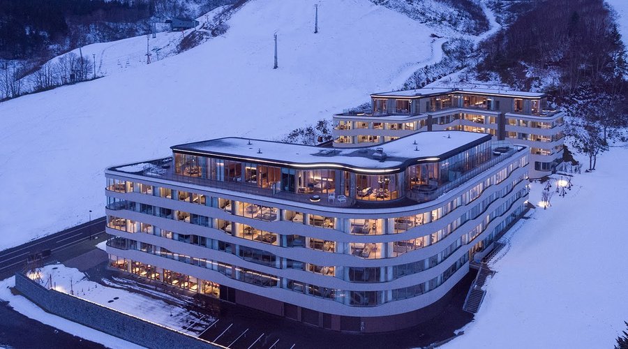Exterior Images of Skye Niseko during Winter. 