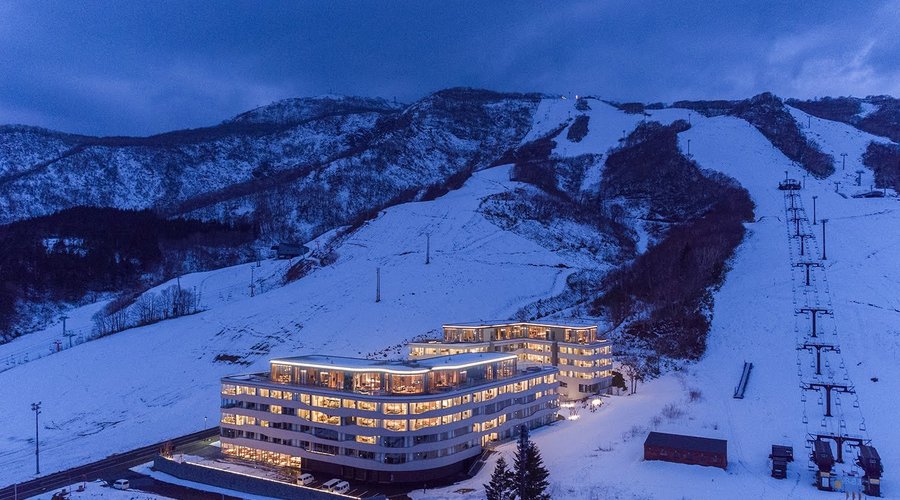 Exterior Images of Skye Niseko during Winter. 