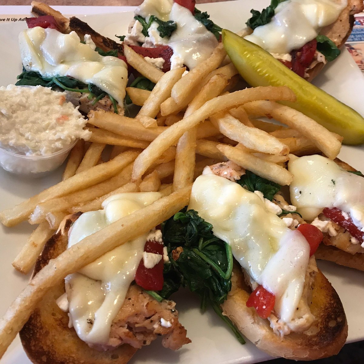 4 piece fried chicken w/fries - Papa Luigi's Woodstown