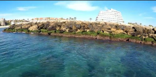 Crystal clear water....