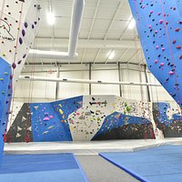 the bouldering wall