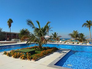 Lou Lou'a Beach Resort in Sharjah, image may contain: Hotel, Resort, Pool, Summer