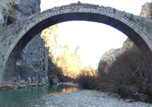 Bridge at Korais stream