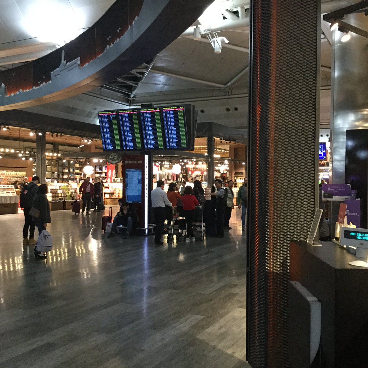 Istanbul Airport, International Terminal Tour 