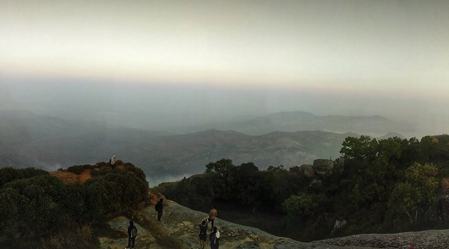 Panormic view from top of the hill