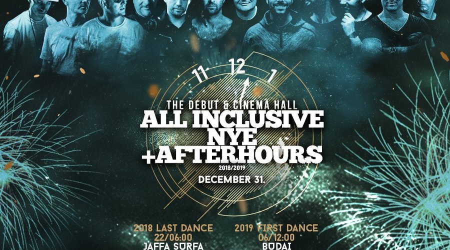 12/31 Cinema Hall & The Debut All Inclusive NYE
event >> https://bit.ly/2Q5E2tp