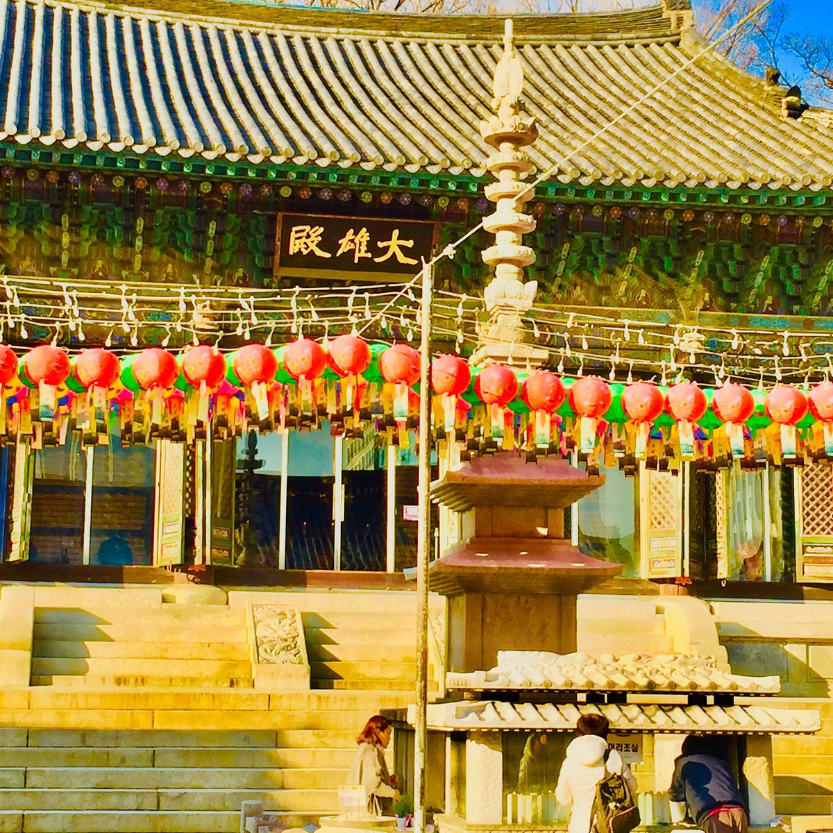 Храм в сеуле. Бонгеунса Сеул. Bongeunsa Temple. Храм Бонгеун. Храм Бонгеунса в Корее.