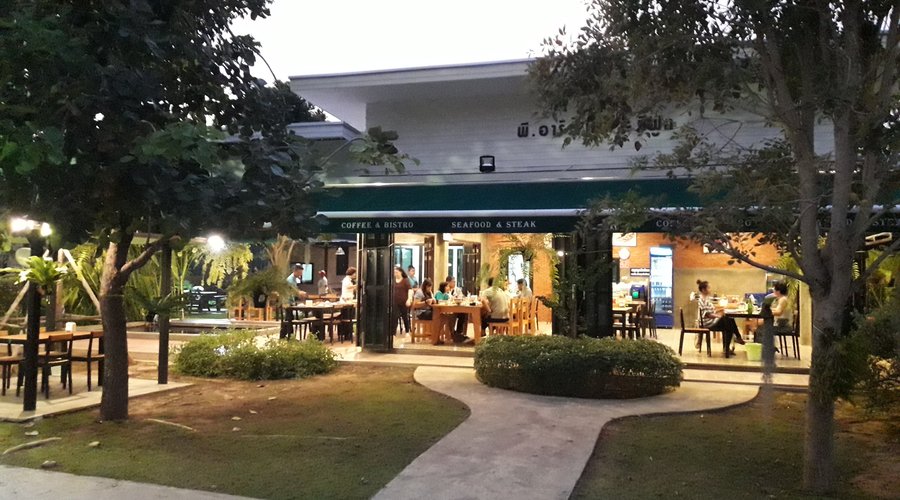 View to restaurant