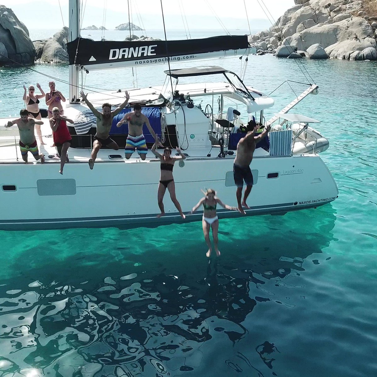 naxos yachting catamarans danae & rena