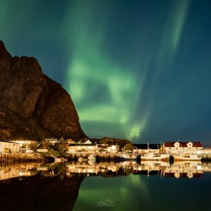 A beautiful night in Svolvær