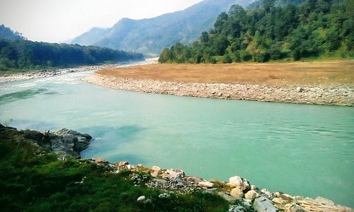 the river bank of teesta India great place for sun bath
