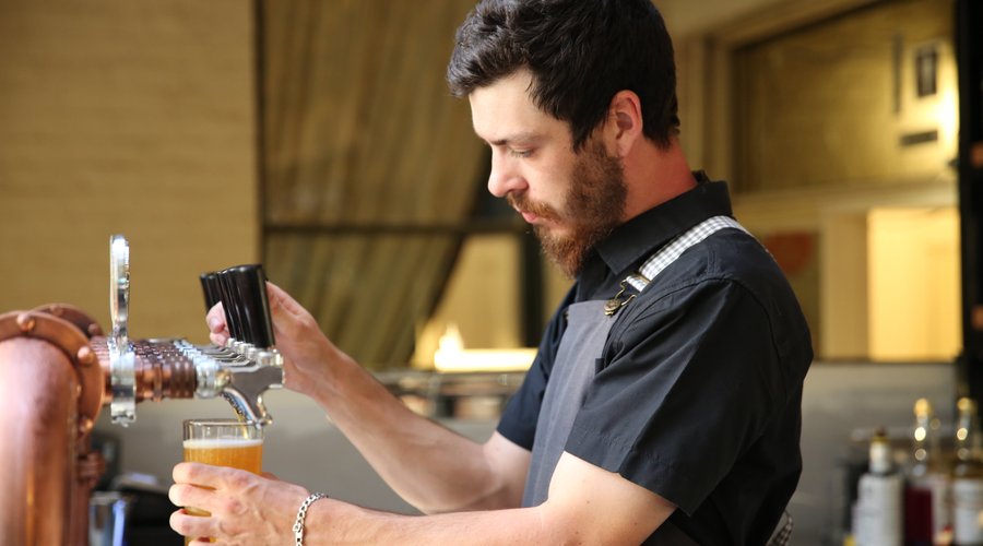 Chilled Beer on tap in the Courtyard and Front Bar