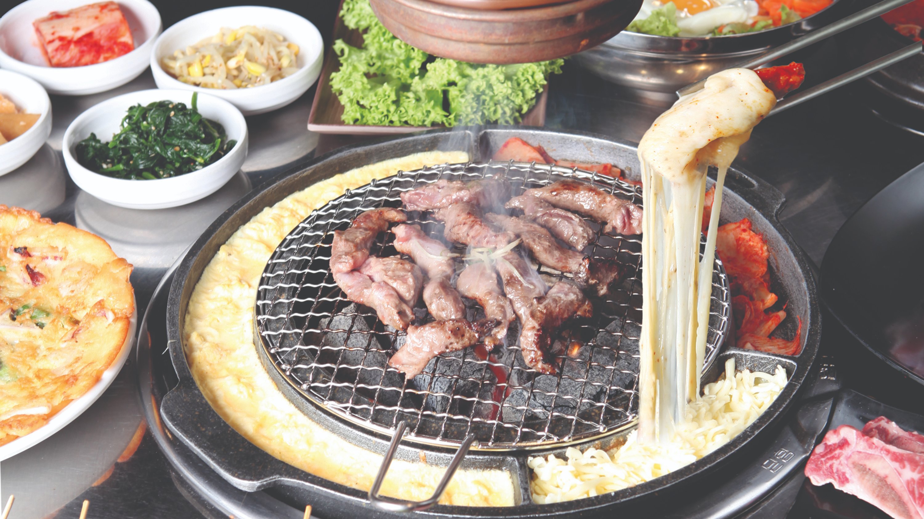 Charcoal korean bbq best sale