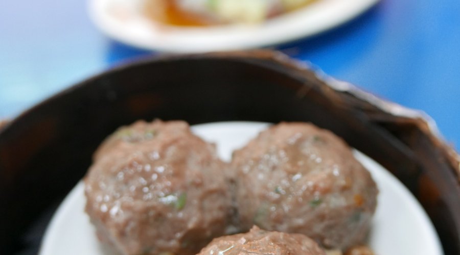 口感Q彈札實的牛肉丸相當好味。