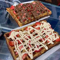 Gofres con masa artesanal! Una delicia