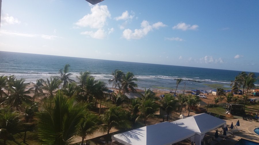 Amanhecer encantador às 5 horas da manhã! Com um sol para cada um!!!