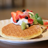 薔薇のパンケーキ
