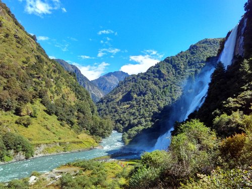 Waterfall, feel the breeze of Nature. Sukhanala, Arunachal Pradesh